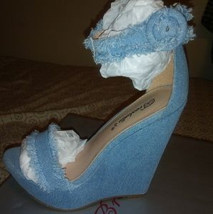 Blue Denim heels